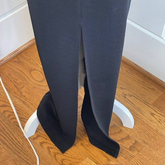 Vintage Dress 90s Y2K Mesh Black Cut Out Long Formal Minimalist Gothic 10 - Picture 7 of 9